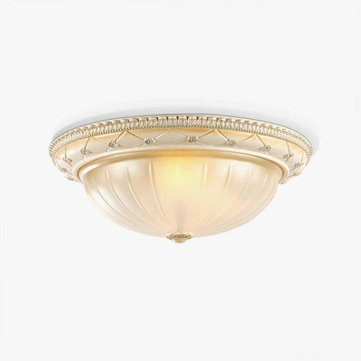 Essentials Flush Ceiling Light-DWHOME