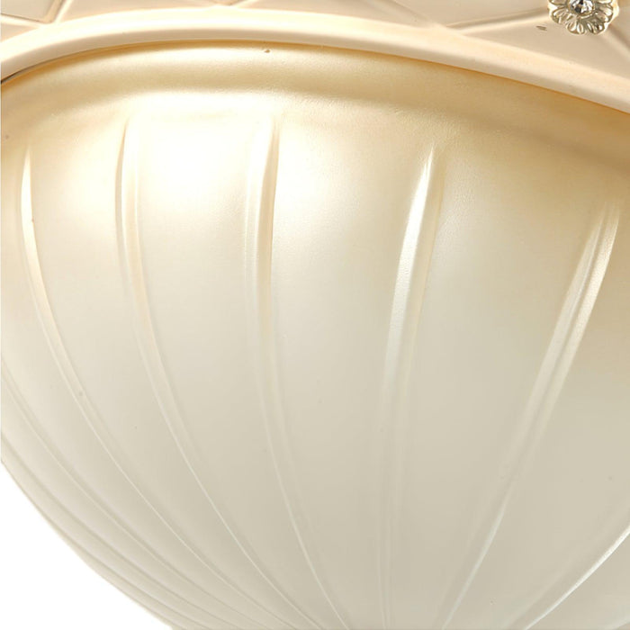 Essentials Flush Ceiling Light-DWHOME