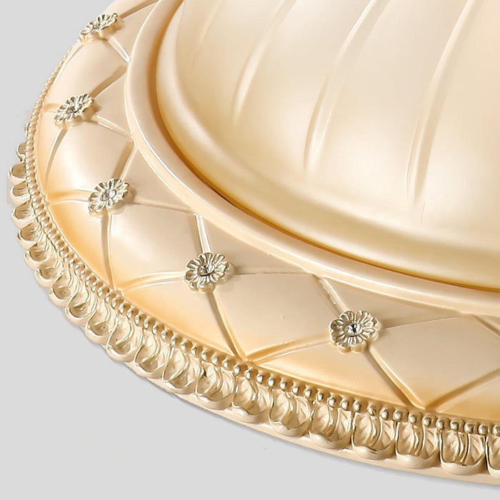 Essentials Flush Ceiling Light-DWHOME