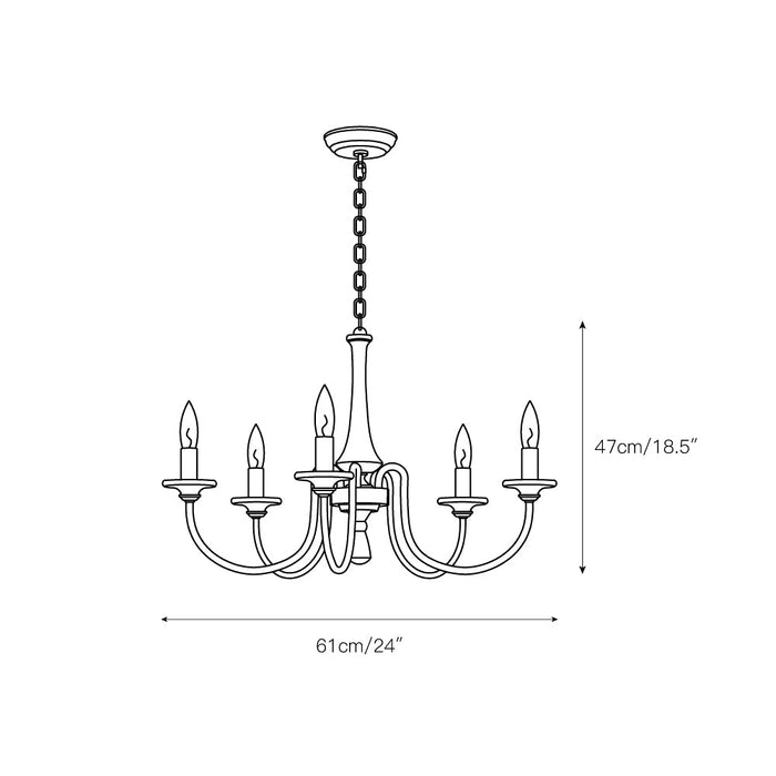 Ethbun Chandelier-DWHOME