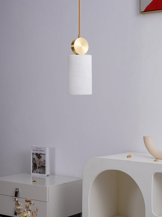 Etruscan Aabaster Pendant Light-DWHOME