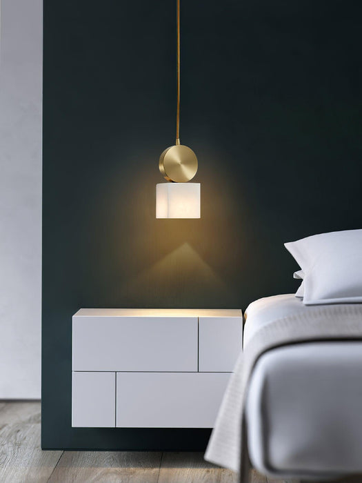 Etruscan Aabaster Pendant Light-DWHOME
