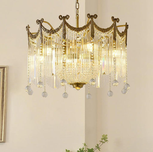 Evangeline Crystal Chandelier-DWHOME