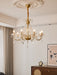 Evaria Crystal Pearl Chandelier-DWHOME