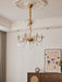 Evaria Crystal Pearl Chandelier-DWHOME
