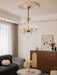 Evaria Crystal Pearl Chandelier-DWHOME