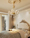 Evaria Crystal Pearl Chandelier-DWHOME