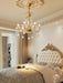 Evaria Crystal Pearl Chandelier-DWHOME