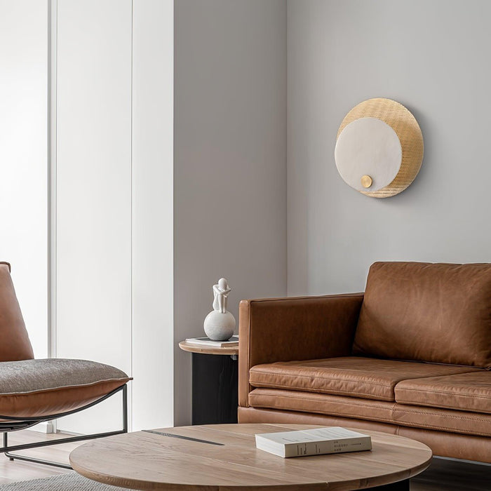 Evelyn Alabaster Wall Sconce-DWHOME