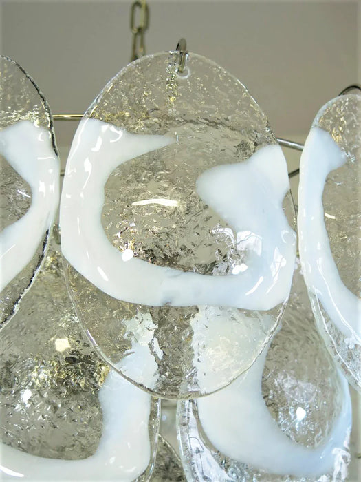 Exquisite Murano Transparent Glass Chandelier-DWHOME