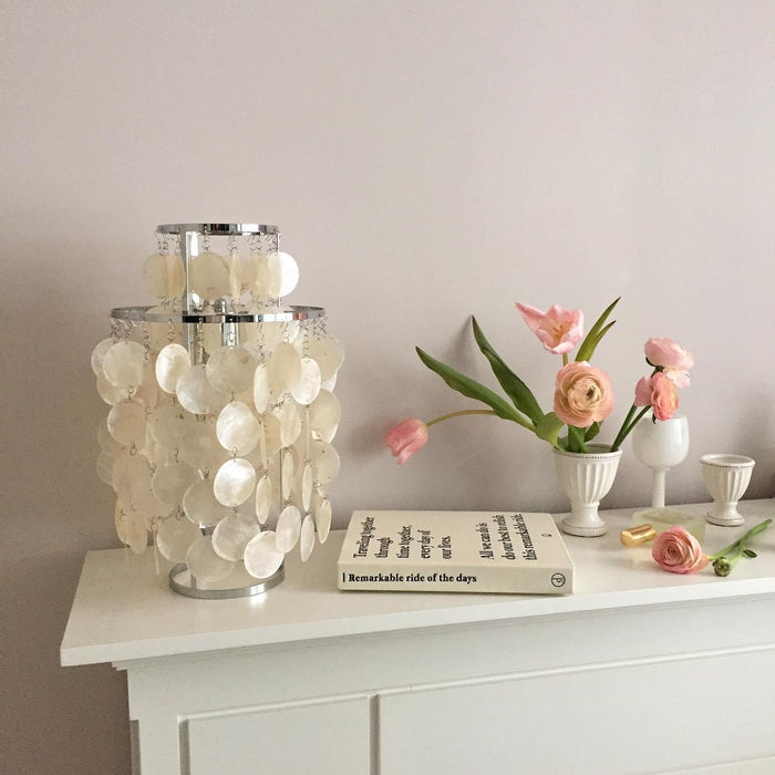 Round Shell Table Lamp - DWHOME
