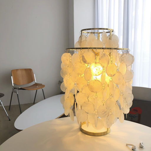 Round Shell Table Lamp - DWHOME
