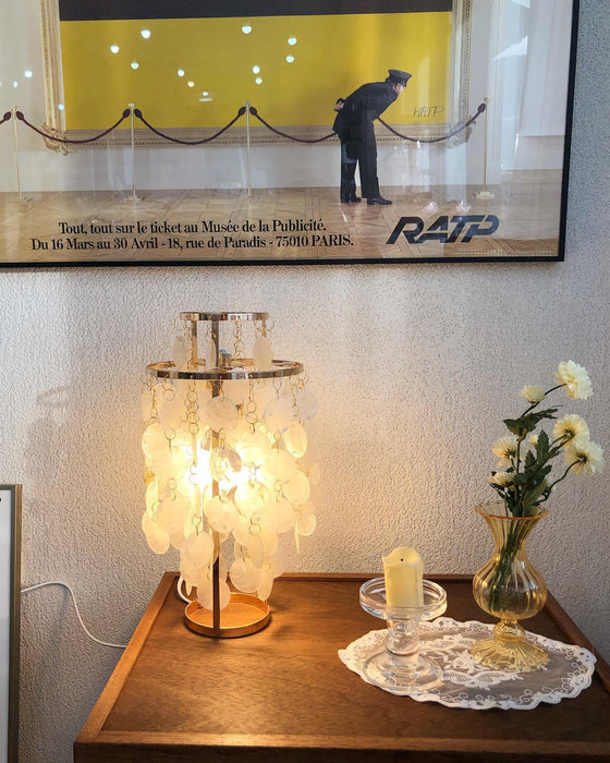 Round Shell Table Lamp - DWHOME