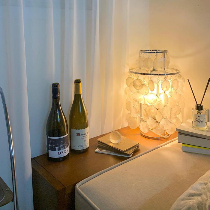 Round Shell Table Lamp - DWHOME