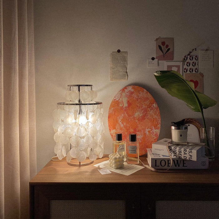 Round Shell Table Lamp - DWHOME
