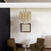 Fantastic Murano Amber Glass Tube Chandelier-DWHOME
