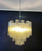 Fantastic Murano Amber Glass Tube Chandelier-DWHOME