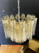 Fantastic Murano Amber Glass Tube Chandelier-DWHOME