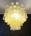 Fantastic Murano Amber Glass Tube Chandelier-DWHOME