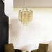 Fantastic Murano Amber Glass Tube Chandelier-DWHOME