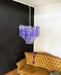 Fantastic Murano Amethyst Glass Tube Chandelier-DWHOME