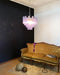 Fantastic Murano Amethyst Glass Tube Chandelier-DWHOME
