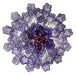 Fantastic Murano Amethyst Glass Tube Chandelier-DWHOME