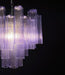 Fantastic Murano Amethyst Glass Tube Chandelier-DWHOME