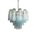 Fantastic Murano Blue Glass Tube Chandelier-DWHOME