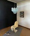 Fantastic Murano Blue Glass Tube Chandelier-DWHOME