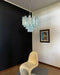 Fantastic Murano Blue Glass Tube Chandelier-DWHOME