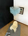 Fantastic Murano Blue Glass Tube Chandelier-DWHOME