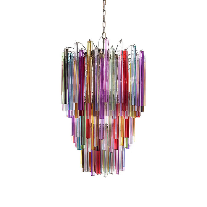Fantastic Murano Prisms Multicolor Chandelier-DWHOME