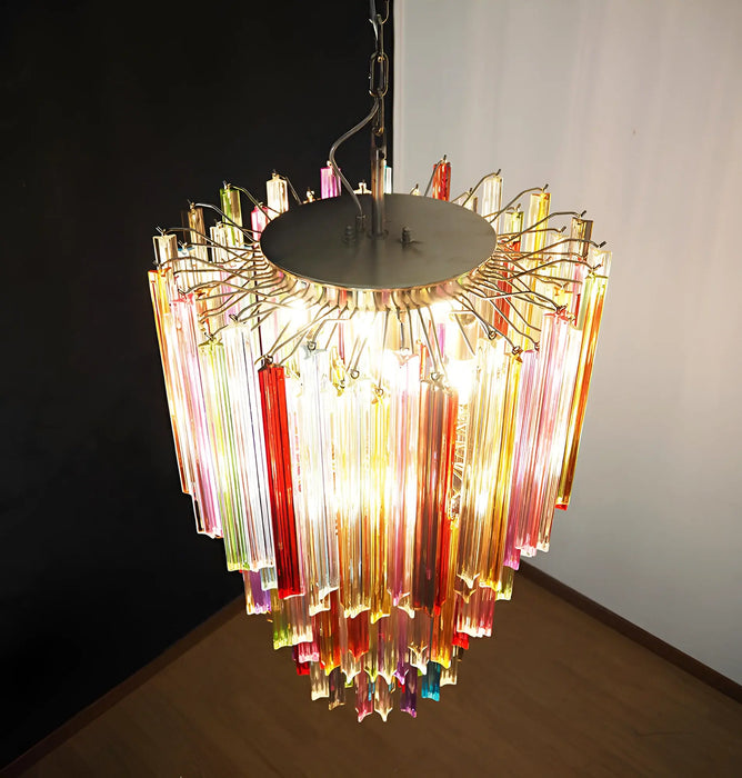 Fantastic Murano Prisms Multicolor Chandelier-DWHOME