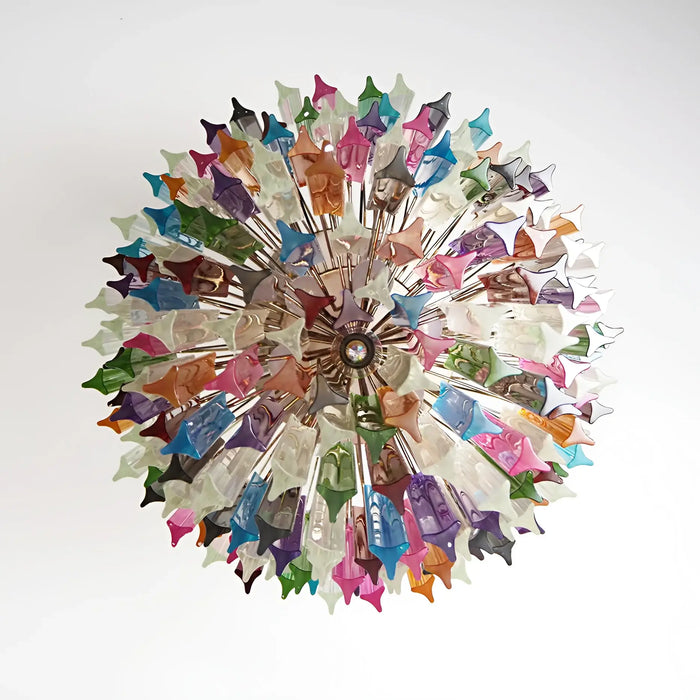 Fantastic Murano Prisms Multicolor Chandelier-DWHOME