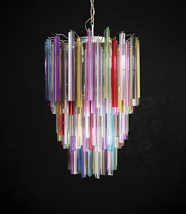 Fantastic Murano Prisms Multicolor Chandelier-DWHOME