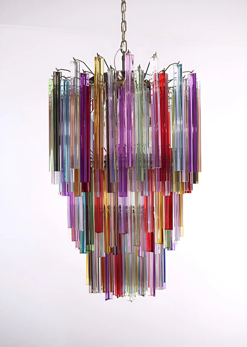 Fantastic Murano Prisms Multicolor Chandelier-DWHOME