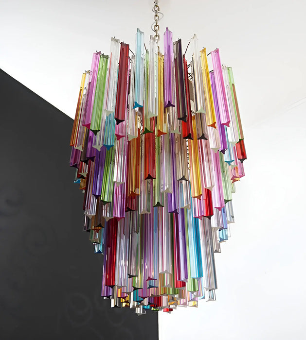 Fantastic Murano Prisms Multicolor Chandelier-DWHOME