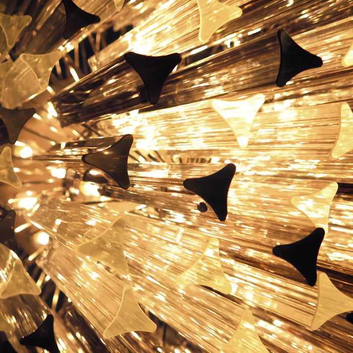 Fantastic Murano Prisms Smoked Transparent Chandelier-DWHOME