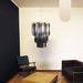 Fantastic Murano Prisms Smoked Transparent Chandelier-DWHOME