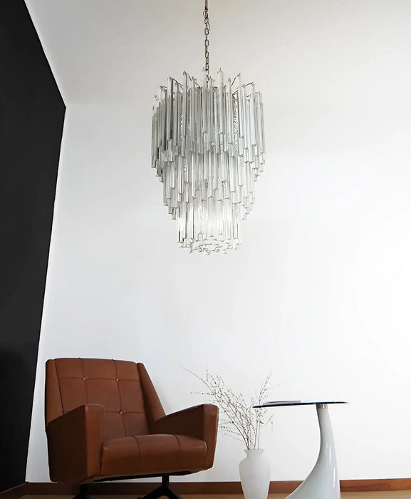 Fantastic Murano Prisms Transparent Chandelier-DWHOME