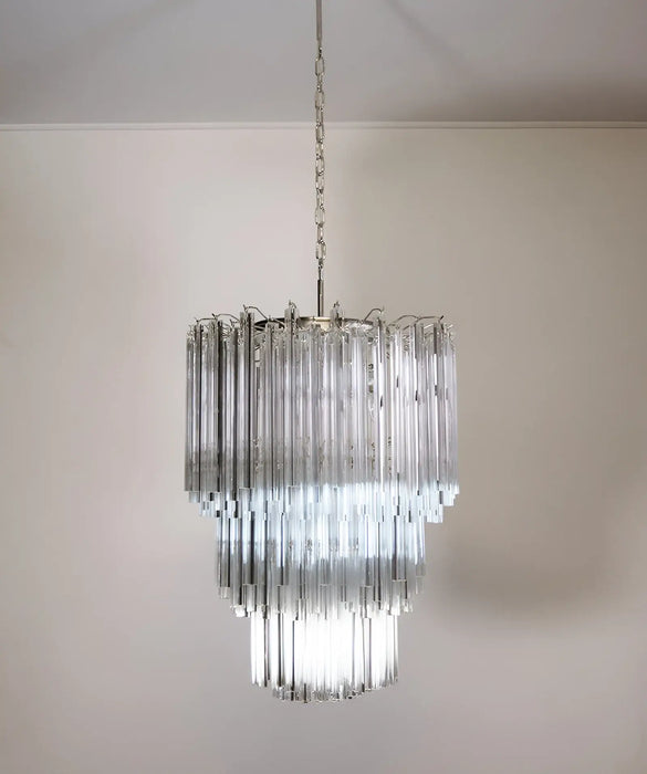 Fantastic Murano Prisms Transparent Chandelier-DWHOME