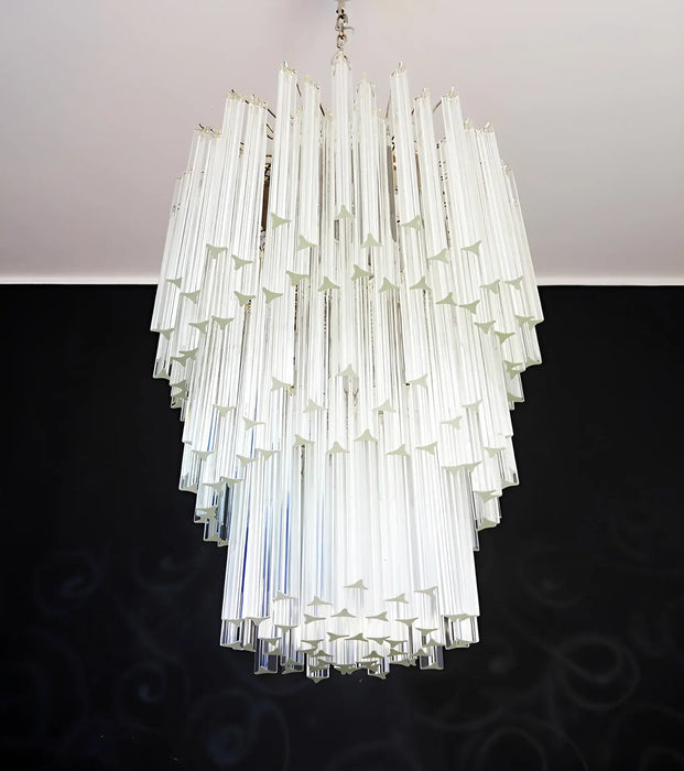 Fantastic Murano Prisms Transparent Chandelier-DWHOME
