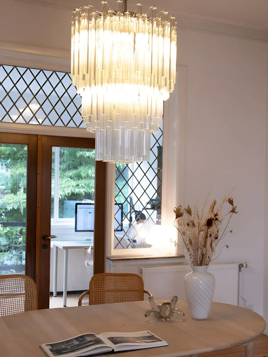 Fantastic Murano Prisms Transparent Chandelier-DWHOME