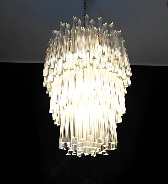 Fantastic Murano Prisms Transparent Chandelier-DWHOME