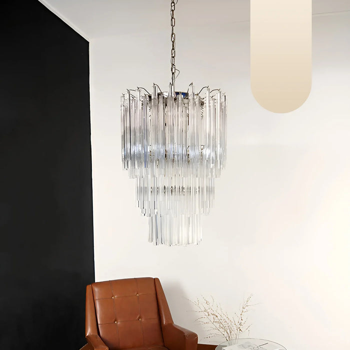 Fantastic Murano Prisms Transparent Chandelier-DWHOME