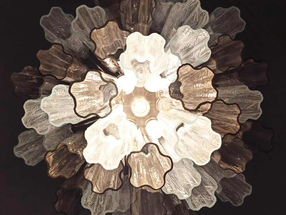 Fantastic Murano Smoked Glass Tube Chandelier-DWHOME