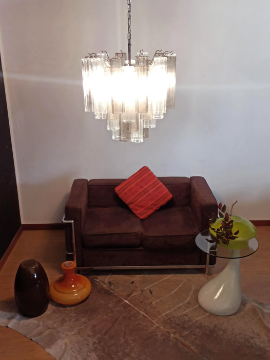 Fantastic Murano Smoked Glass Tube Chandelier-DWHOME