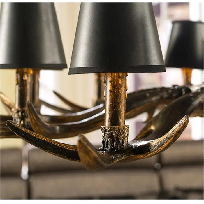 Faux Elk Antler Chandelier - DWHOME
