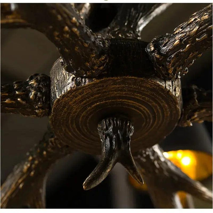 Faux Elk Antler Chandelier - DWHOME